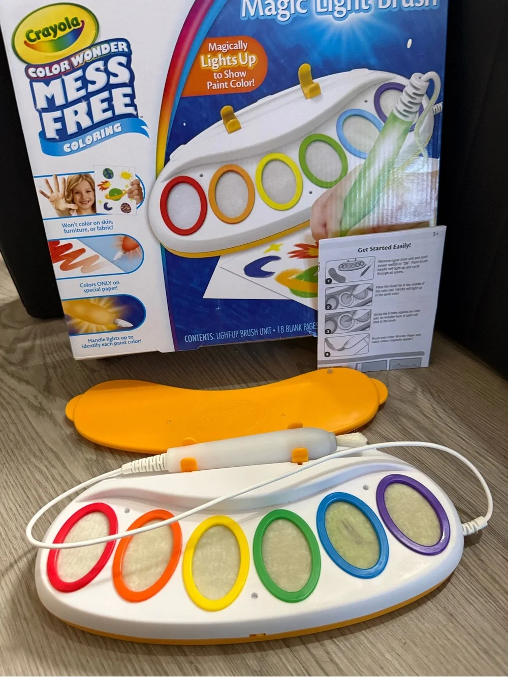 Crayola Color Wonder Magic Light Brush Painting(No Paper Can Buy In Walmart)